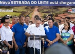 Ordem de Serviço para início das obras de pavimentação da Estrada do Leite, em Bacabal